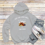 Dirt And Horse Smell Are Always Good For The Soul - Photo Personalized Pullover Hoodie, Gift For Farmer
