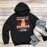 I Would Push You - Photo Personalized Pet Pullover Hoodie