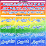 Custom Rainbow For Pride Month Love Is Love LGBT Authentic Baseball Jersey