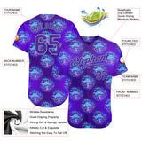 Custom 3D Pattern Design Magic Mushrooms Psychedelic Hallucination Authentic Baseball Jersey