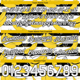Custom Black White 3D Pattern Banana Authentic Basketball Shorts