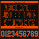 Custom Black Orange-Gray 3D San Francisco City Edition Fade Fashion Authentic Baseball Jersey