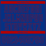 Custom Royal Red 3D Chicago City Edition Fade Fashion Authentic Baseball Jersey
