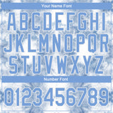 Custom Stitched Tie Dye Light Blue-White 3D Watercolor Sports Pullover Sweatshirt Hoodie