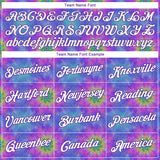 Custom Stitched Tie Dye White-Purple 3D Abstract Fractal Style Sports Pullover Sweatshirt Hoodie