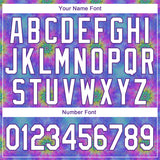 Custom Stitched Tie Dye White-Purple 3D Abstract Fractal Style Sports Pullover Sweatshirt Hoodie