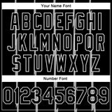 Custom Black White Lines Authentic City Edition Basketball Jersey