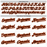 Custom White Black-Orange 3D Pattern Design Abstract Sharp Shape Authentic Baseball Jersey