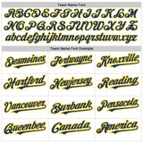 Custom White Royal-Yellow 3D Pattern Design Abstract Sharp Shape Authentic Baseball Jersey
