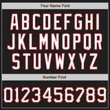 Custom Graffiti Pattern Black Gold-Red 3D Scratch Authentic Baseball Jersey