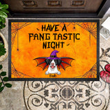 Come In for A Bite Halloween Personalized Doormat,Custom Gift For Dog Lovers