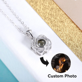 Customized Opposites Attract Projection Necklace