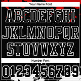 Custom Black Red-White Round Neck Sublimation Basketball Suit Jersey