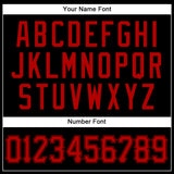 Custom Black Red Authentic Baseball Jersey