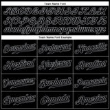 Custom Black Black-Gray Authentic Sleeveless Baseball Jersey
