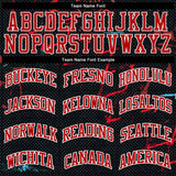 Custom Black Black-Red Round Neck Sublimation Basketball Suit Jersey