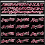 Custom Black Crimson-White Authentic Baseball Jersey