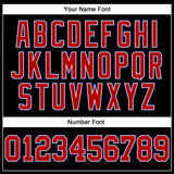 Custom Black Red-Royal Authentic Throwback Basketball Jersey