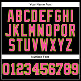 Custom Black Pink-Neon Green Authentic Throwback Basketball Jersey
