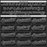 Custom Black Black-Gray Authentic Baseball Jersey