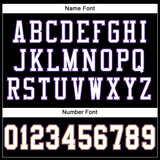 Custom Black White-Purple Mesh Authentic Football Jersey