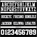 Custom Black White-Gray Authentic Football Jersey