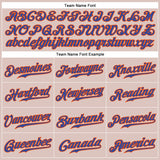 Custom Camo Royal-Orange Authentic Salute To Service Baseball Jersey