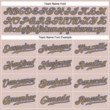 Custom Camo Old Gold-Royal Authentic Salute To Service Baseball Jersey