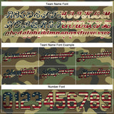 Custom Camo Vintage USA Flag-Cream Authentic Salute To Service Basketball Shorts