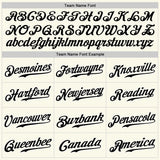 Custom Cream Black-Crimson Authentic Baseball Jersey