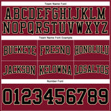 Custom Stitched Crimson Black-City Cream Football Pullover Sweatshirt Hoodie