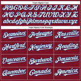 Custom Crimson White-Royal Authentic Baseball Jersey
