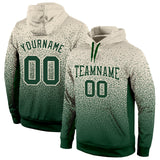 Custom Stitched Cream Green Fade Fashion Sports Pullover Sweatshirt Hoodie