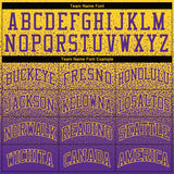 Custom Stitched Gold Purple Fade Fashion Sports Pullover Sweatshirt Hoodie
