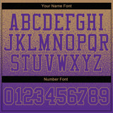 Custom Stitched Old Gold Purple Fade Fashion Sports Pullover Sweatshirt Hoodie