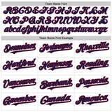 Custom White Pinstripe Navy-Crimson Authentic Fade Fashion Baseball Jersey