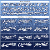 Custom Powder Blue White-Navy Authentic Fade Fashion Baseball Jersey