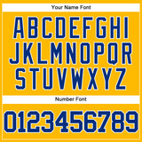 Custom Gold Royal-White Authentic Baseball Jersey
