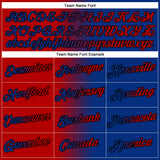 Custom Stitched Royal Red-Black Gradient Fashion Sports Pullover Sweatshirt Hoodie