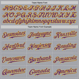 Custom Gray Purple-Gold Authentic Baseball Jersey