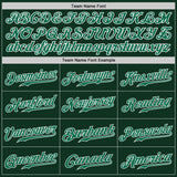 Custom Green Kelly Green-White Authentic Baseball Jersey