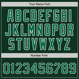 Custom Green Kelly Green-White Authentic Baseball Jersey