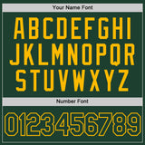 Custom Green Green-Gold Performance T-Shirt