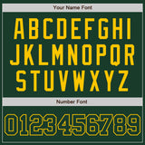 Custom Green Green-Gold Authentic Baseball Jersey