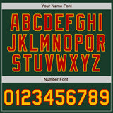 Custom Green Gold-Red Authentic Baseball Jersey