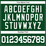 Custom Green White Authentic Baseball Jersey