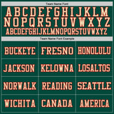 Custom Green Red-Cream Mesh Authentic Football Jersey