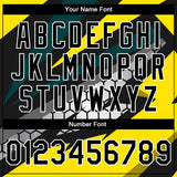 Custom Gold Black-Old Gold 3D Pattern Design Bomber Full-Snap Varsity Letterman Jacket