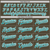 Custom Olive Teal-White Bomber Full-Snap Varsity Letterman Salute To Service Jacket