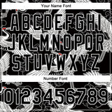 Custom Black White Heron And Cloud 3D Pattern Design Bomber Full-Snap Varsity Letterman Jacket
